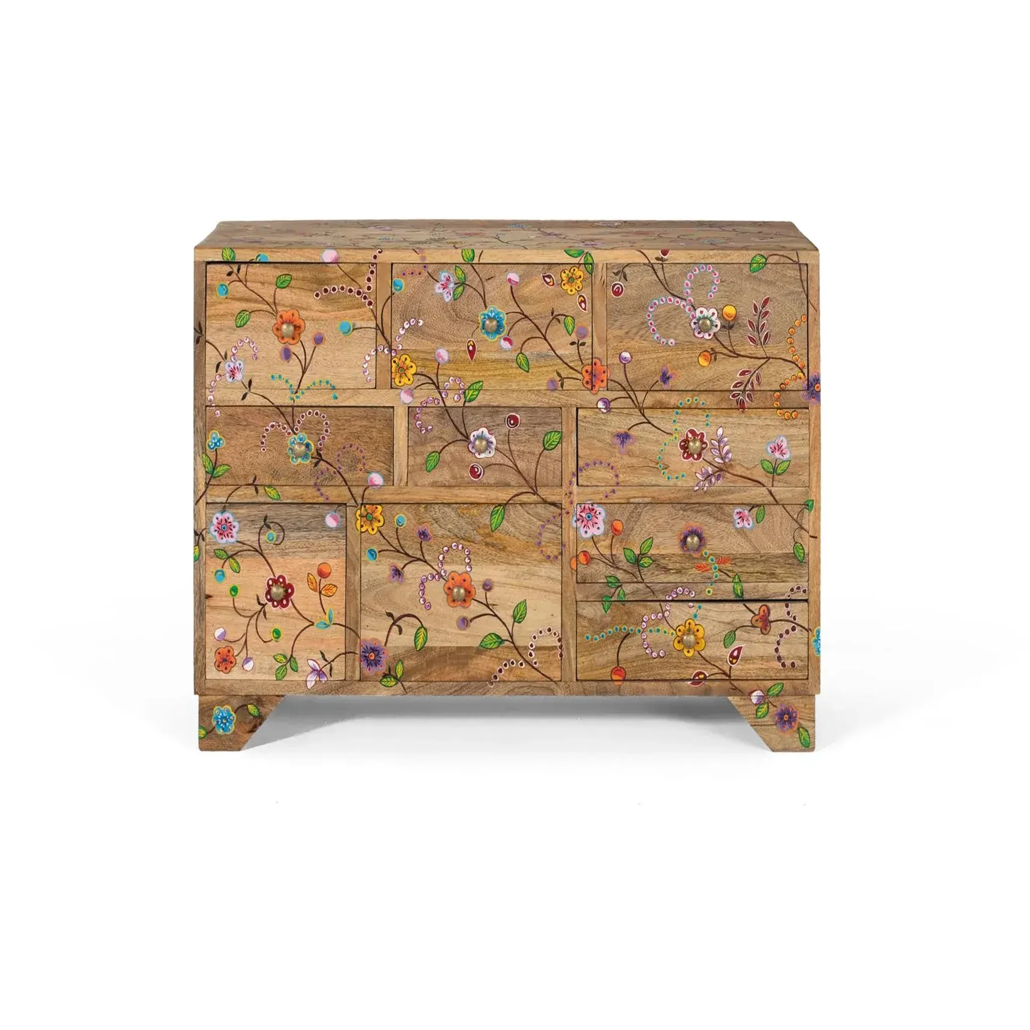 GINER Y COLOMER SL Commode en bois de manguier 80 cm style ethnique décoratif