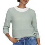 Only Pull  Femme Only Geena Xo. Coloris disponibles : Vert
