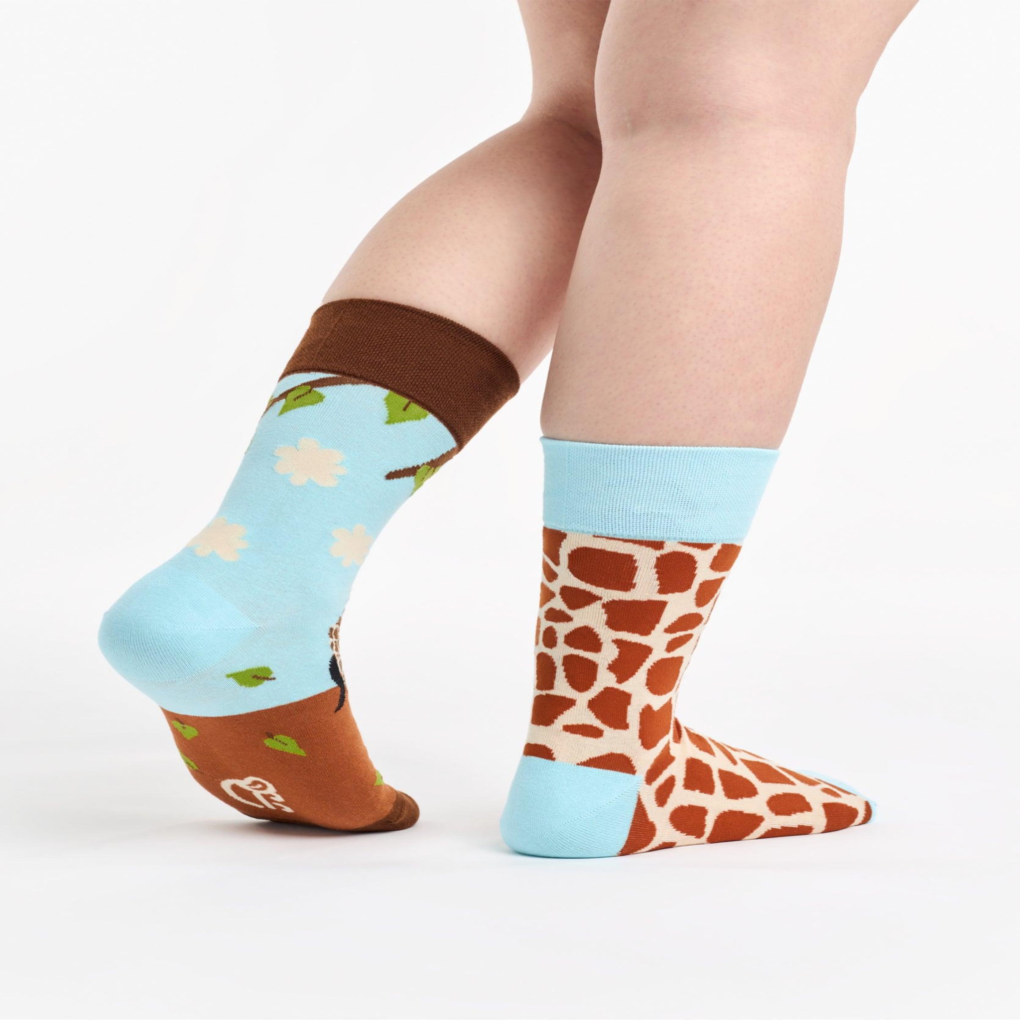 Voir la diapositive 3 : DEDOLES Chaussettes girafe mignonne