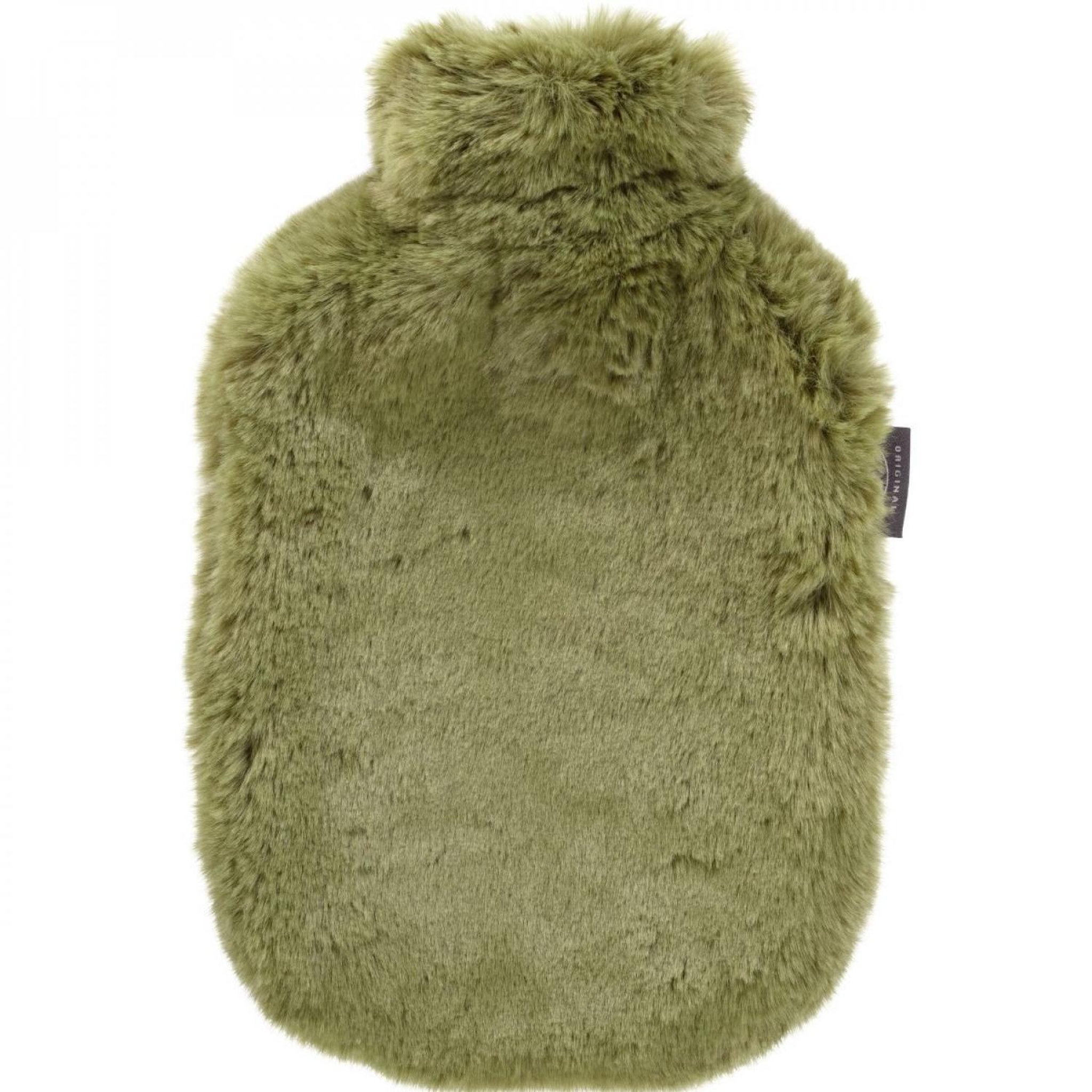 Fashy Bouillotte à eau déhoussable avec housse polaire - 2 L - Vert