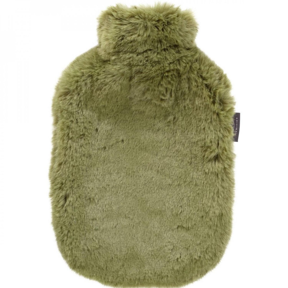 Fashy Bouillotte à eau déhoussable avec housse polaire - 2 L - Vert