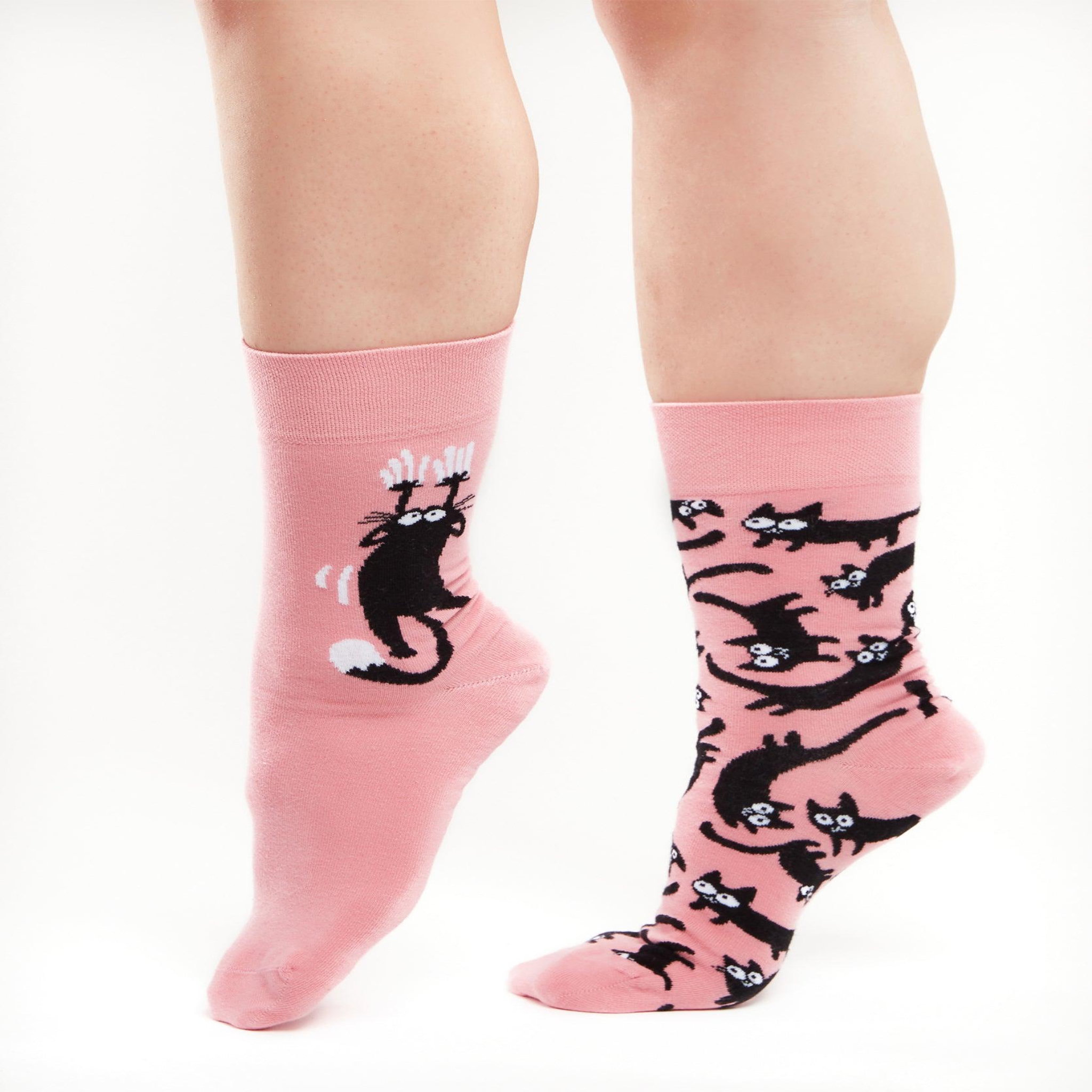 Voir la diapositive 2 : DEDOLES Chaussettes chats roses