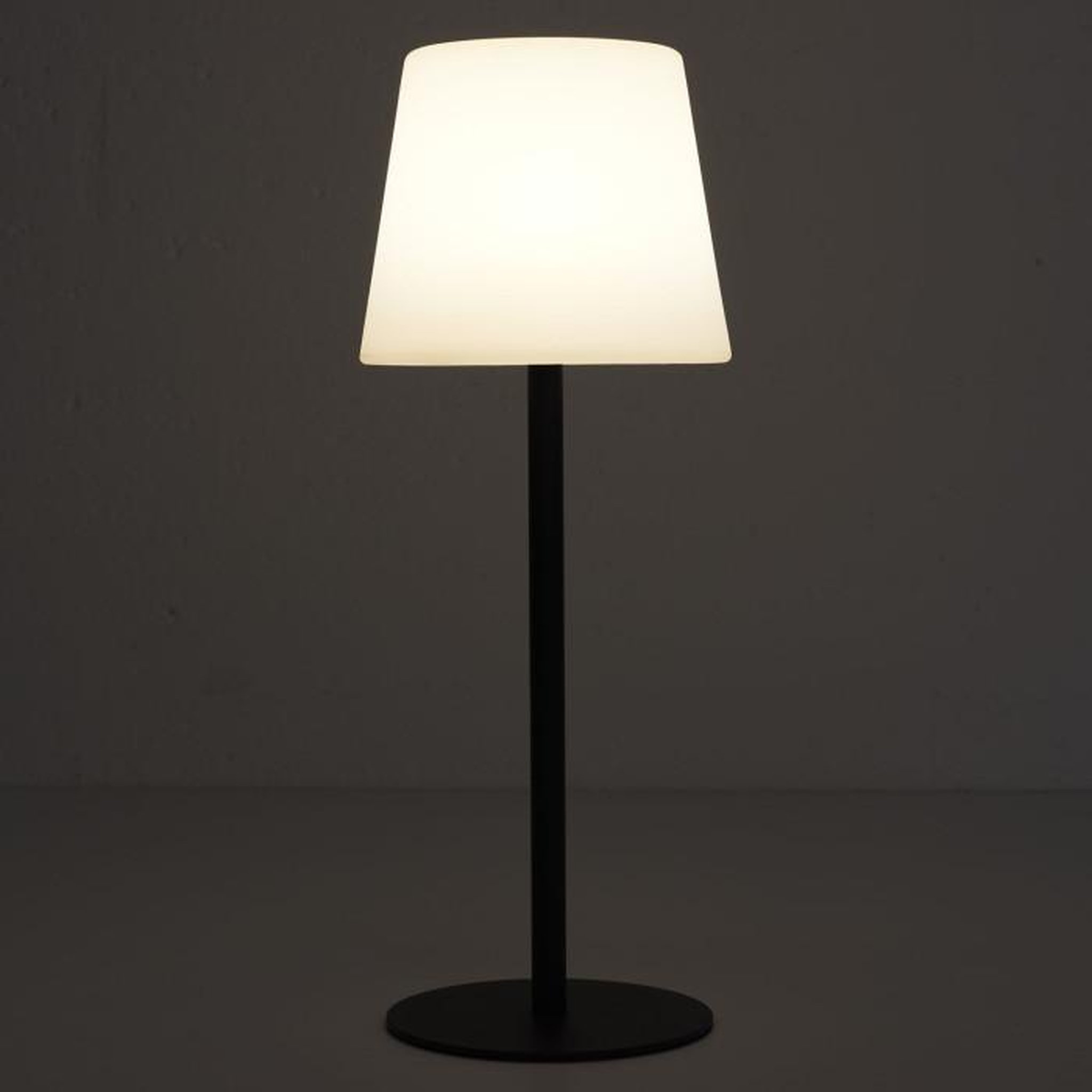 Voir la diapositive 5 : Paris Prix Lampe à Poser Extérieur  Rechargeable  40cm Noir