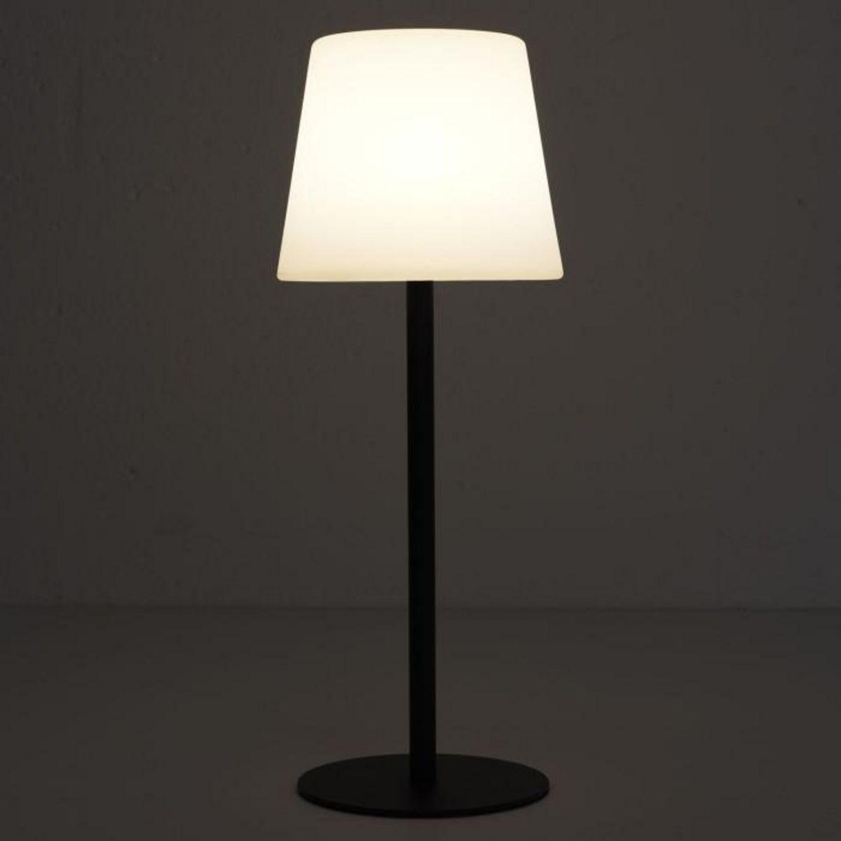 Paris Prix Lampe à Poser Extérieur  Rechargeable  40cm Noir