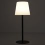 Voir la diapositive 5 : Paris Prix Lampe à Poser Extérieur  Rechargeable  40cm Noir