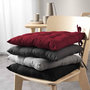 Voir la diapositive 4 : Paris Prix Coussin de Chaise  Mistral  40x40cm Anthracite