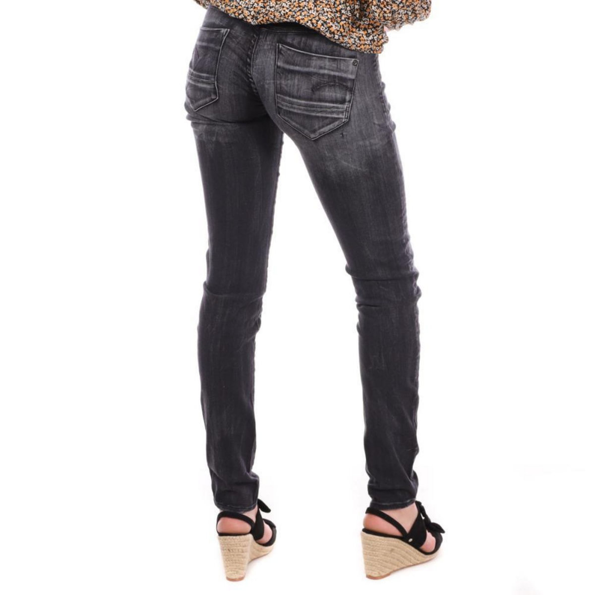 G-Star Raw Jean slim noir délavé femme G-Star New Radar