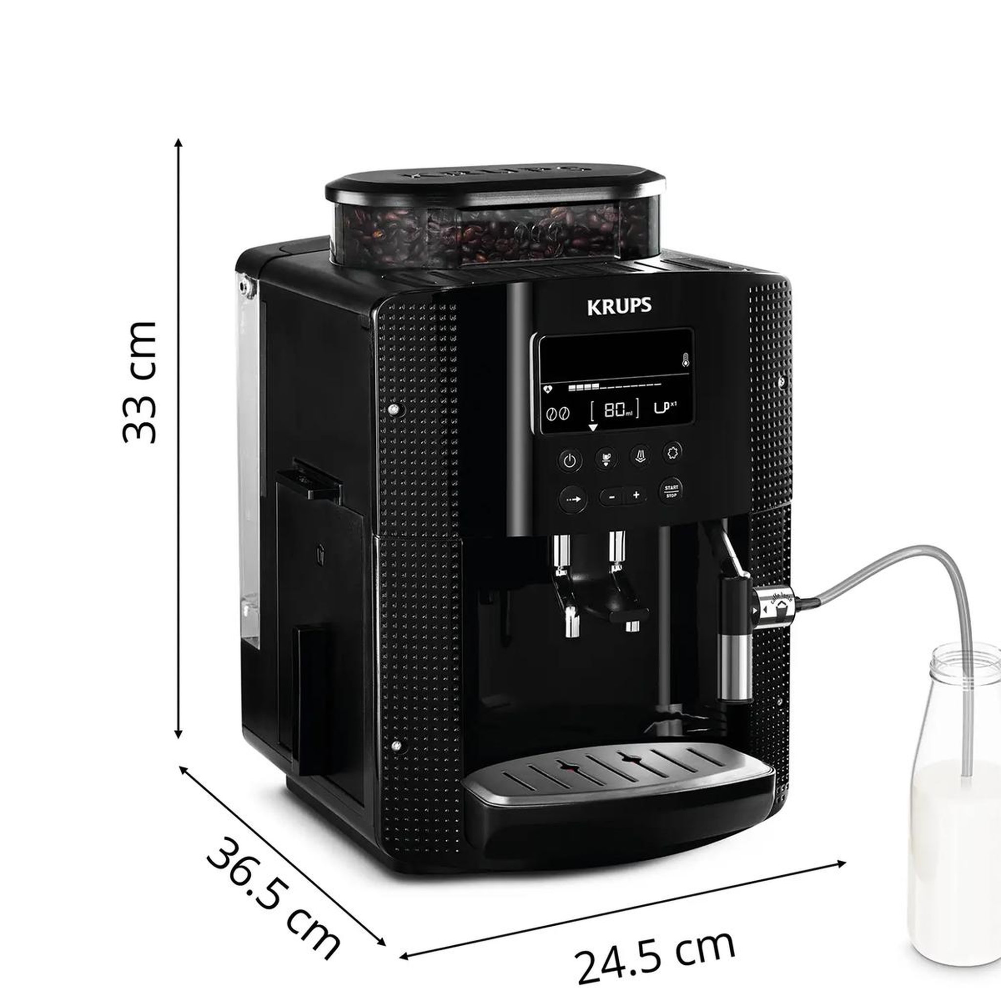 Voir la diapositive 5 : KRUPS Robot café 15 bars noir - ea8168f1