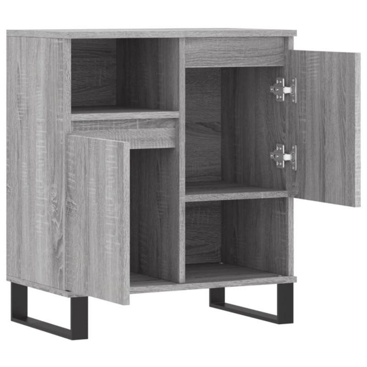 VIDAXL Buffet Sonoma gris 60x35x70 cm Bois d ingénierie