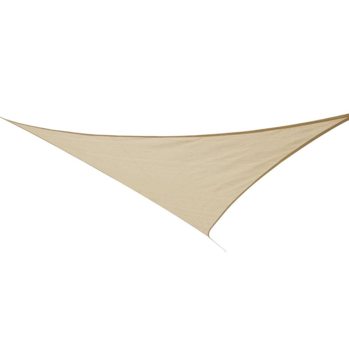 Jardiline Voile d'ombrage triangulaire 3,60 x 3,60 x 3,60 m - Austral - Sable - Jardiline