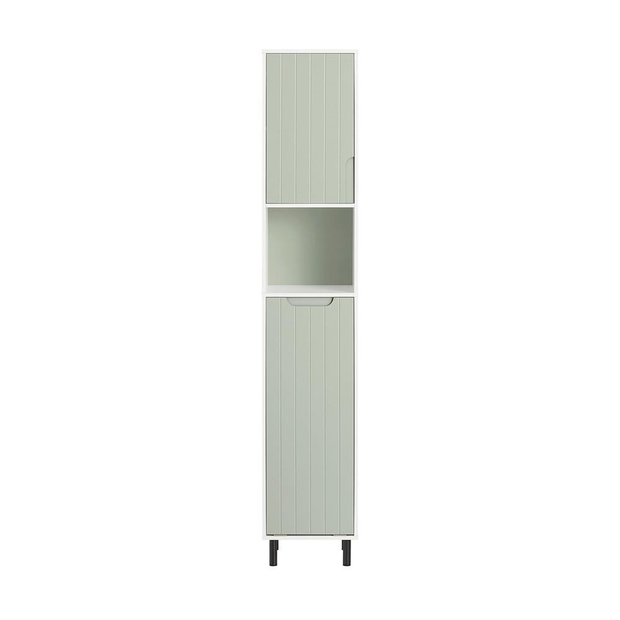 SOBUY SoBuy - Colonne De Salle De Bain à deux portes - Vert - 31x30x167cm - Moderne - BZR137-GR