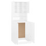 Voir la diapositive 5 : VIDAXL Meuble pour machine a laver Blanc brillant