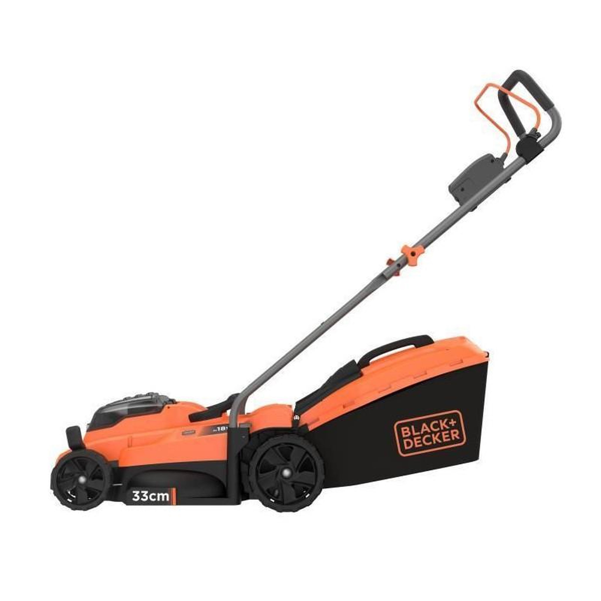 Voir la diapositive 2 : Black et Decker BLACK + DECKER Tondeuse 33 cm sans fil LITHIUM 18V - 2,5Ah - 2 batteries - 1 chargeur - BCMW3318L2-QW
