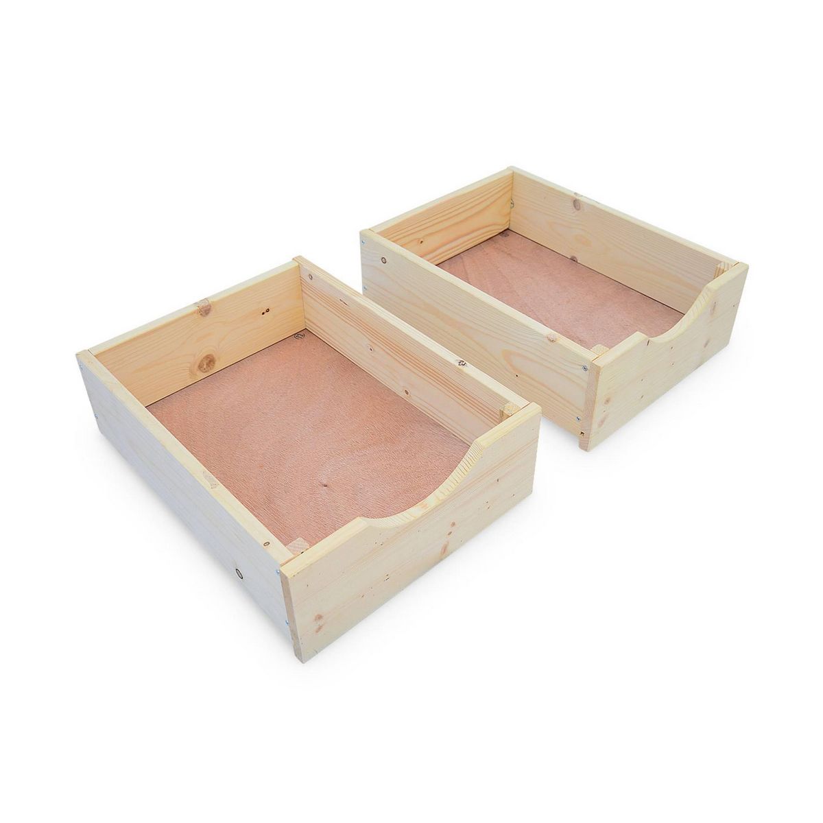 SWEEEK Table de rempotage PETUNIA avec 2 tiroirs. établi extérieur en bois. table pour semis