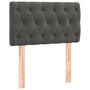 Voir la diapositive 4 : VIDAXL Tete de lit a LED Gris fonce 80x7x78/88 cm Velours