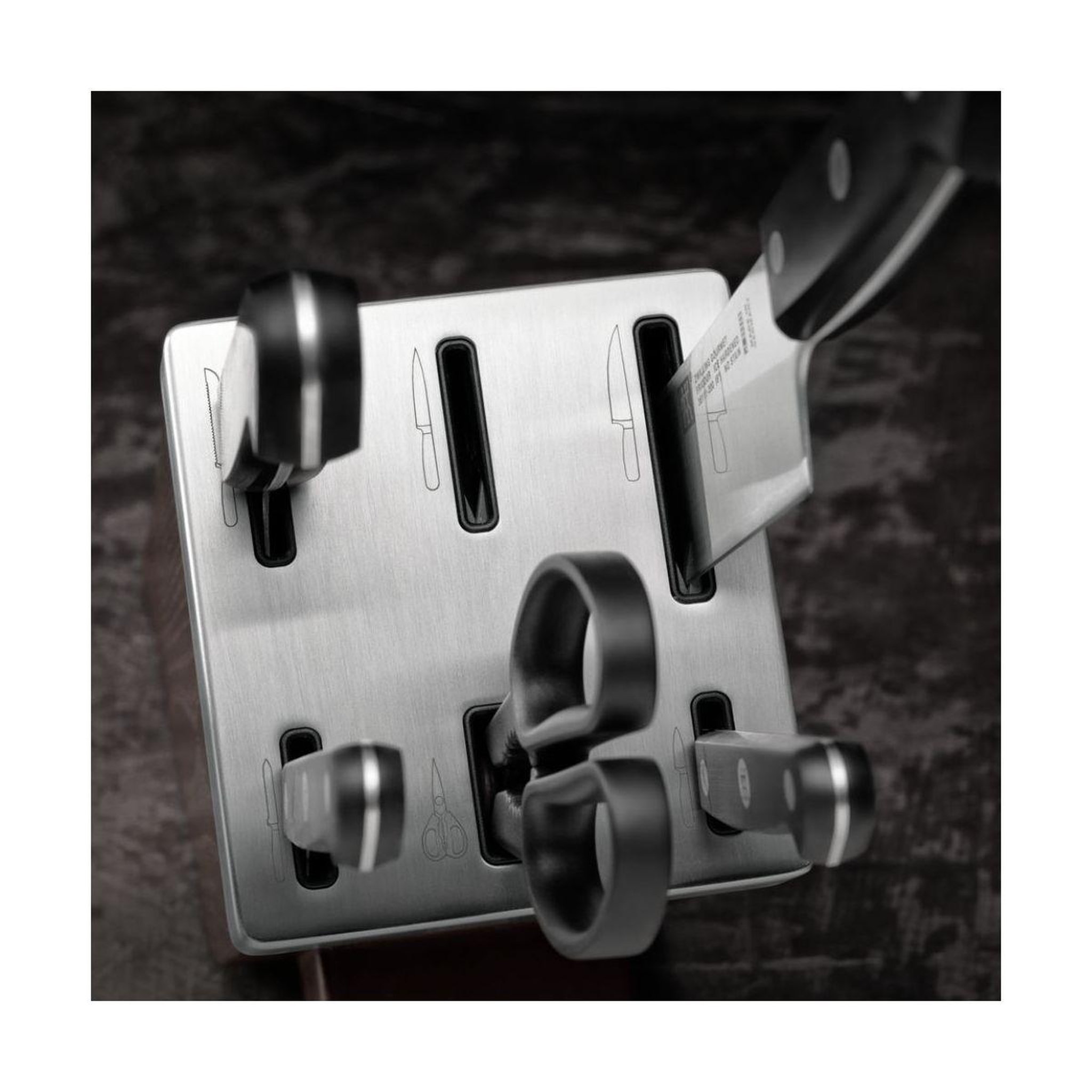 Voir la diapositive 3 : ZWILLING Bloc couteaux Gourmet Sharpblock 7 pieces