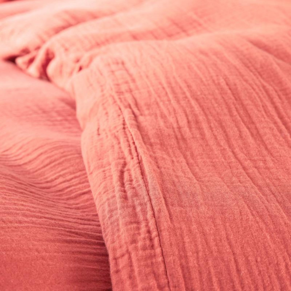 COTON PUR Parure de draps 4 pièces  Noah  Gaze de Coton pour lit 2 Places 160 cm