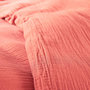 Voir la diapositive 2 : COTON PUR Parure de draps 4 pièces  Noah  Gaze de Coton pour lit 2 Places 160 cm