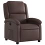 Voir la diapositive 4 : VIDAXL Fauteuil inclinable electrique Marron Similicuir