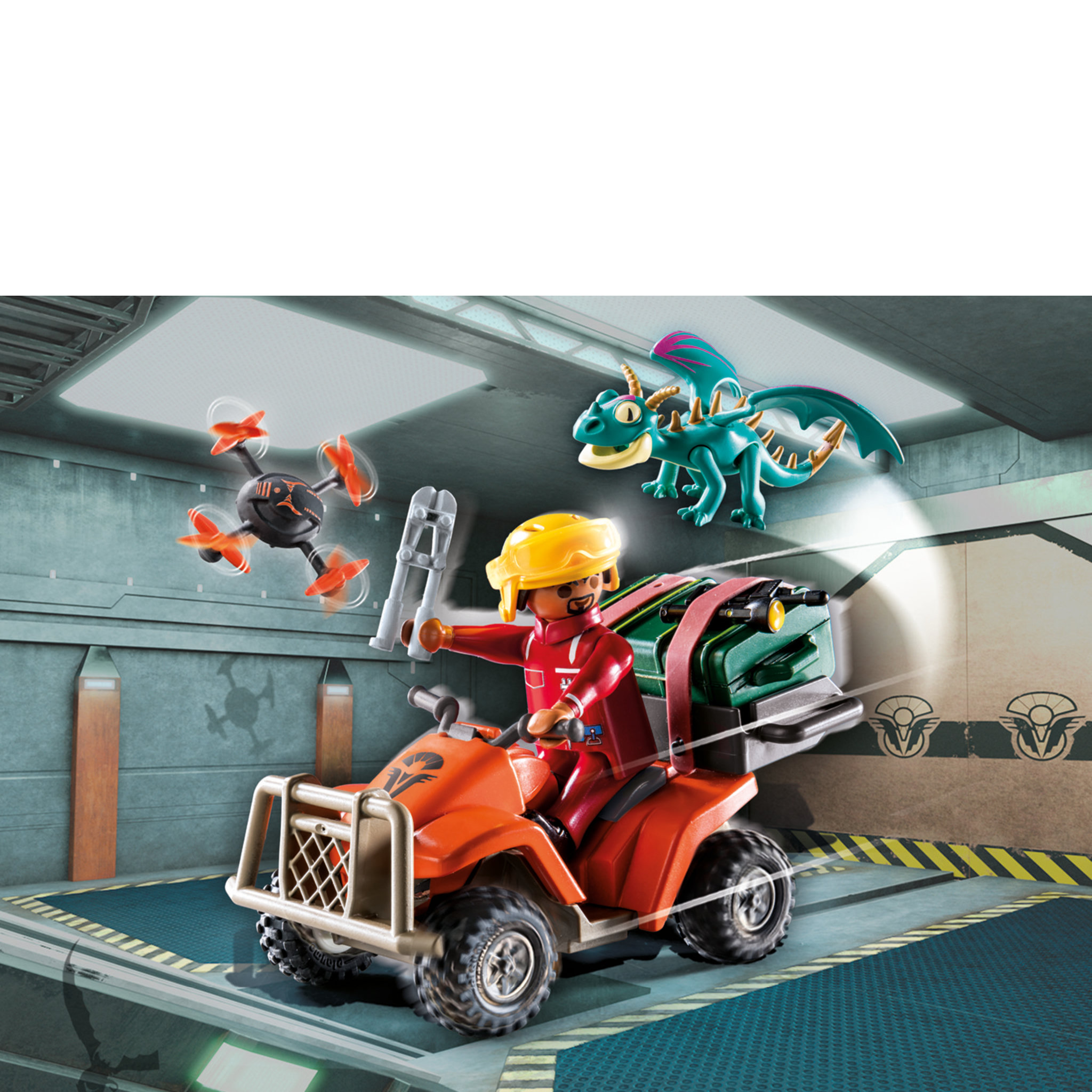 Voir la diapositive 2 : PLAYMOBIL 71085 - Dragons Nine Realms Icaris Quad