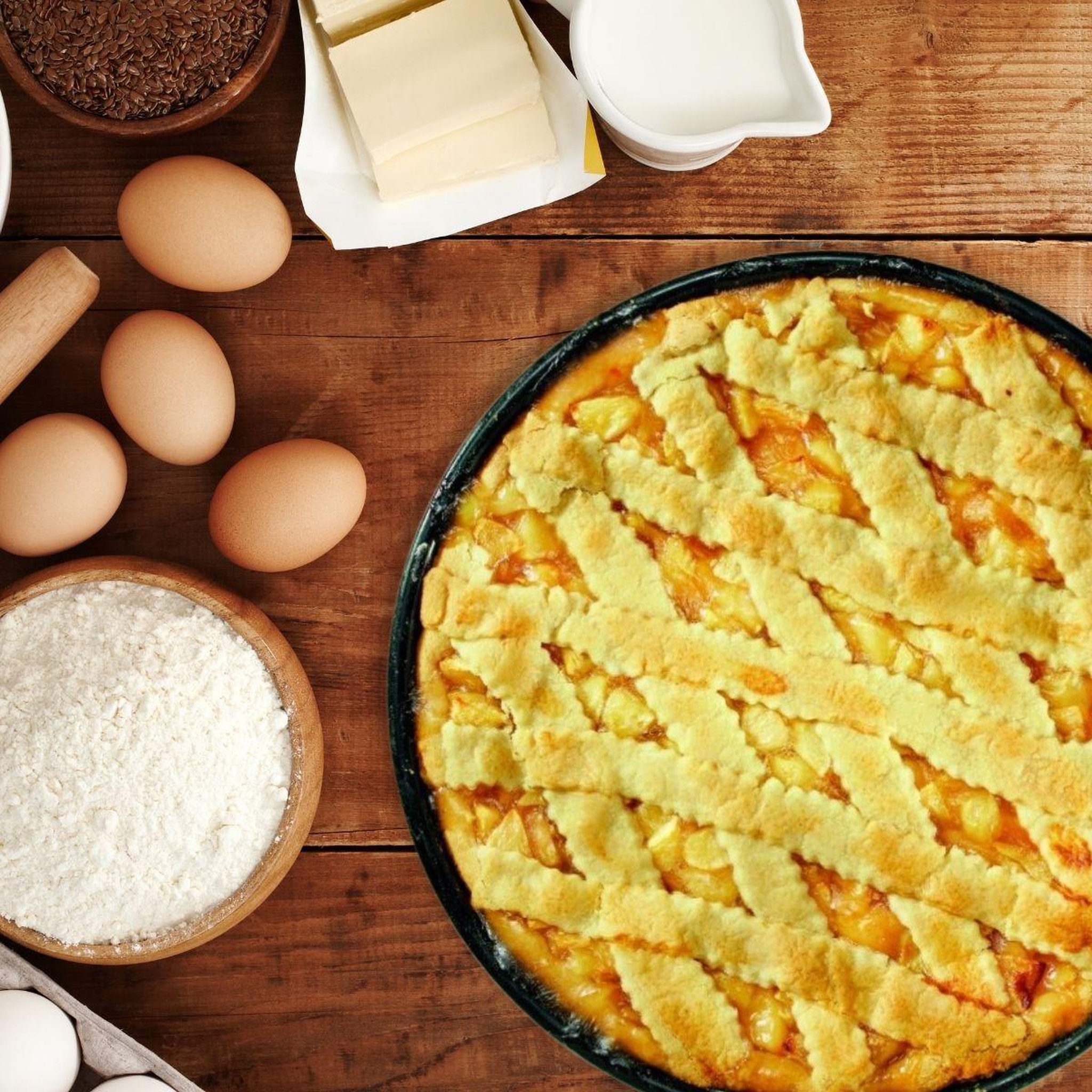 Voir la diapositive 2 : DR.OETKER Lot de 2 plats à four pour tartes et pizzas 32 cm Dr.Oetker Tradition