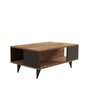 Voir la diapositive 1 : Habitat et Jardin Table basse en bois  Yuka  - 90 x 60 x 39 cm - Noyer, Noir