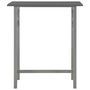 Voir la diapositive 3 : VIDAXL Ensemble de bar 3 pcs Bois et acier Anthracite