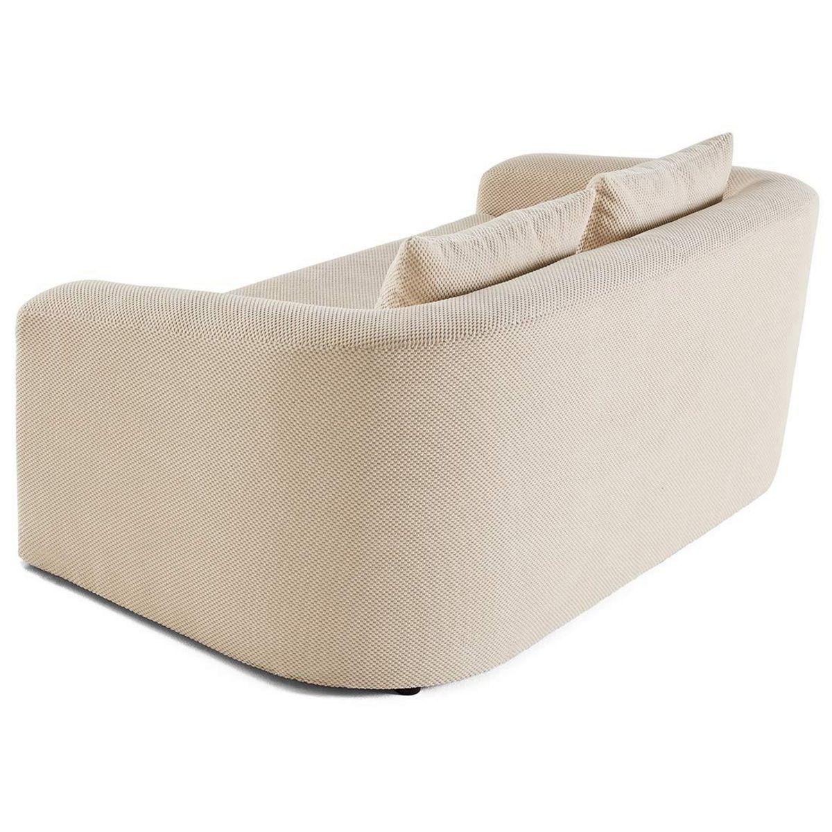 BEST MOBILIER Nuvia - canapé convertible déplimousse 2 places en velours texturé