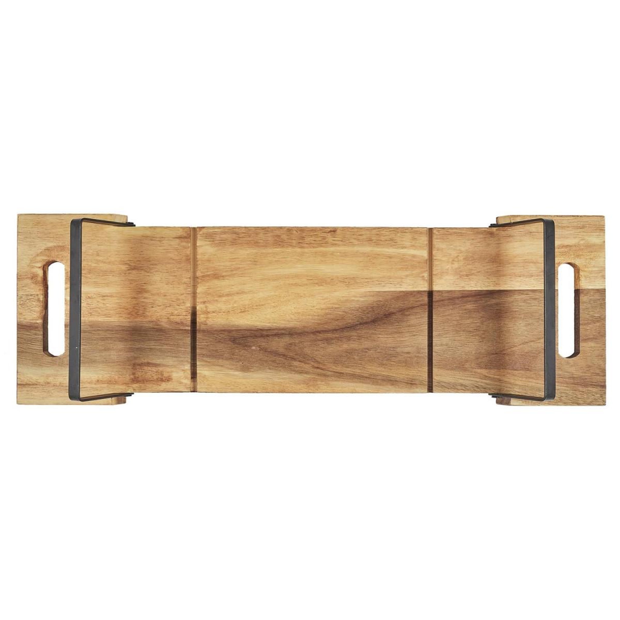 Voir la diapositive 5 : The Home Deco Factory Planche de présentation sur pied  acacia  55cm naturel