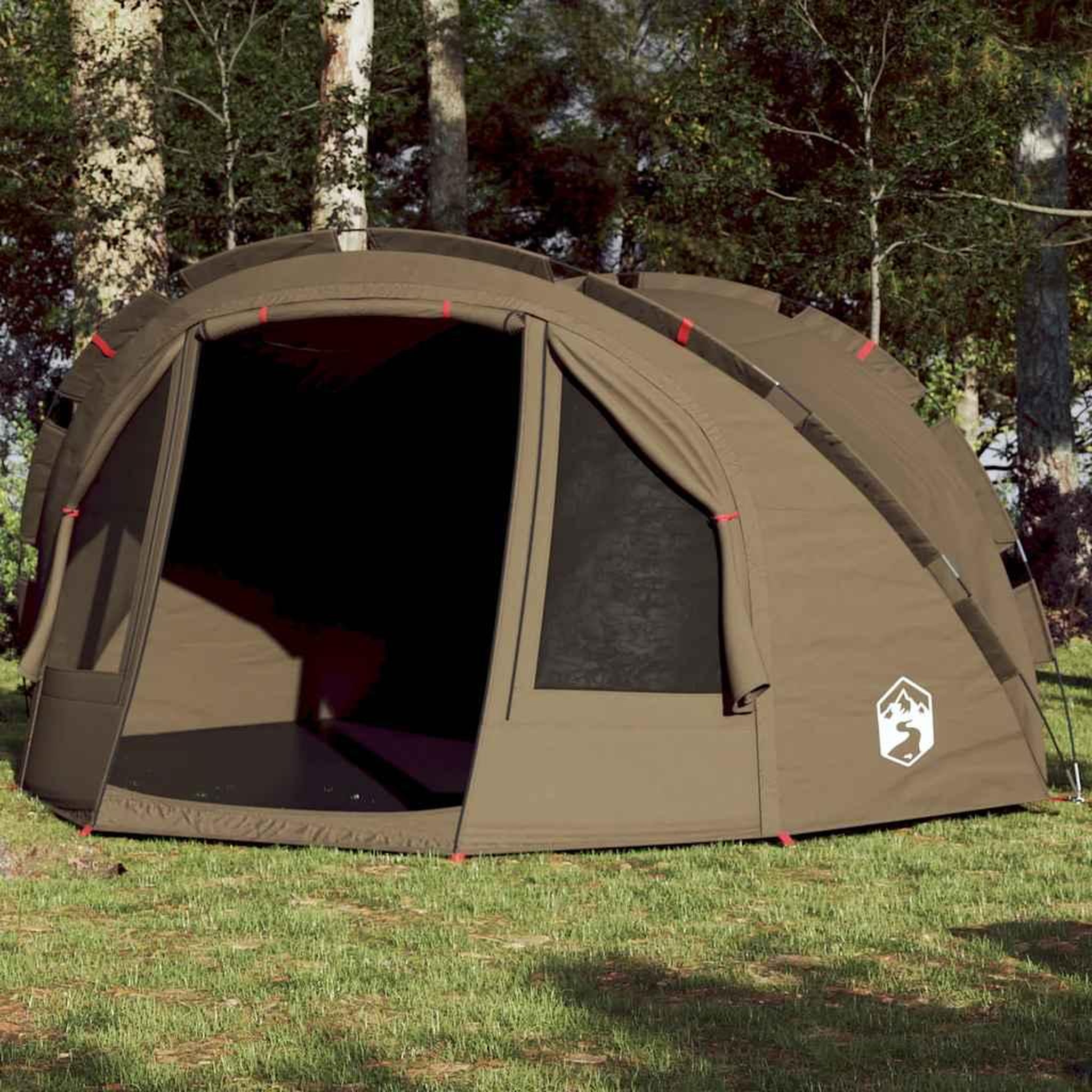 VIDAXL Tente de peche 4 personnes vert olive impermeable