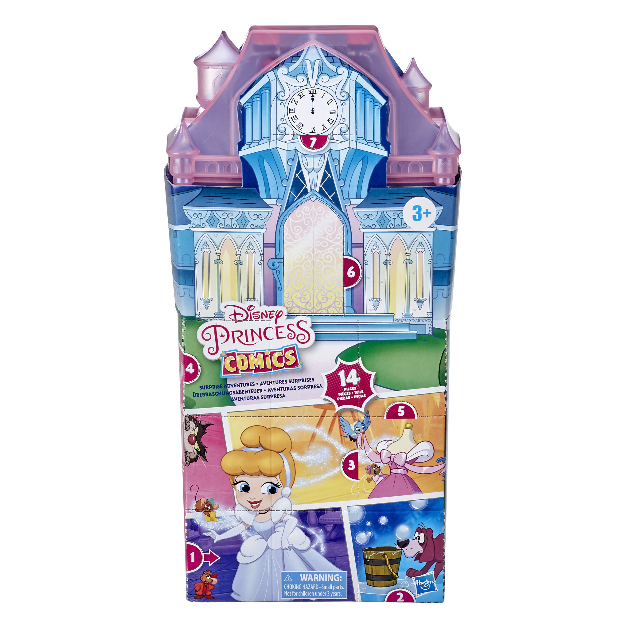 Voir la diapositive 1 : HASBRO Disney Princess Comics Surprise Cendrillon avec 5 poupées