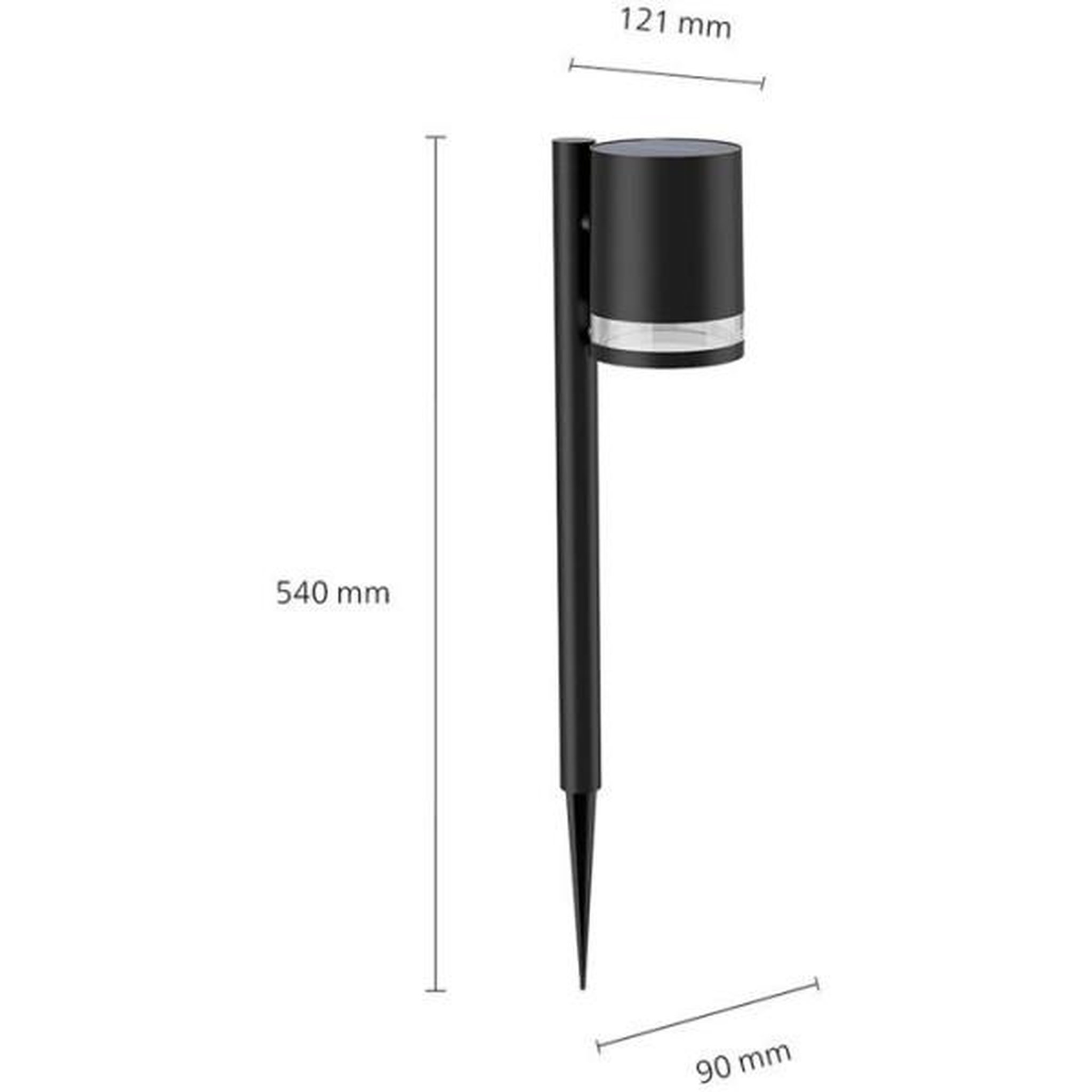 Voir la diapositive 4 : Philips Borne lumineuse sur poteau - PHILIPS - Fyce - Noir