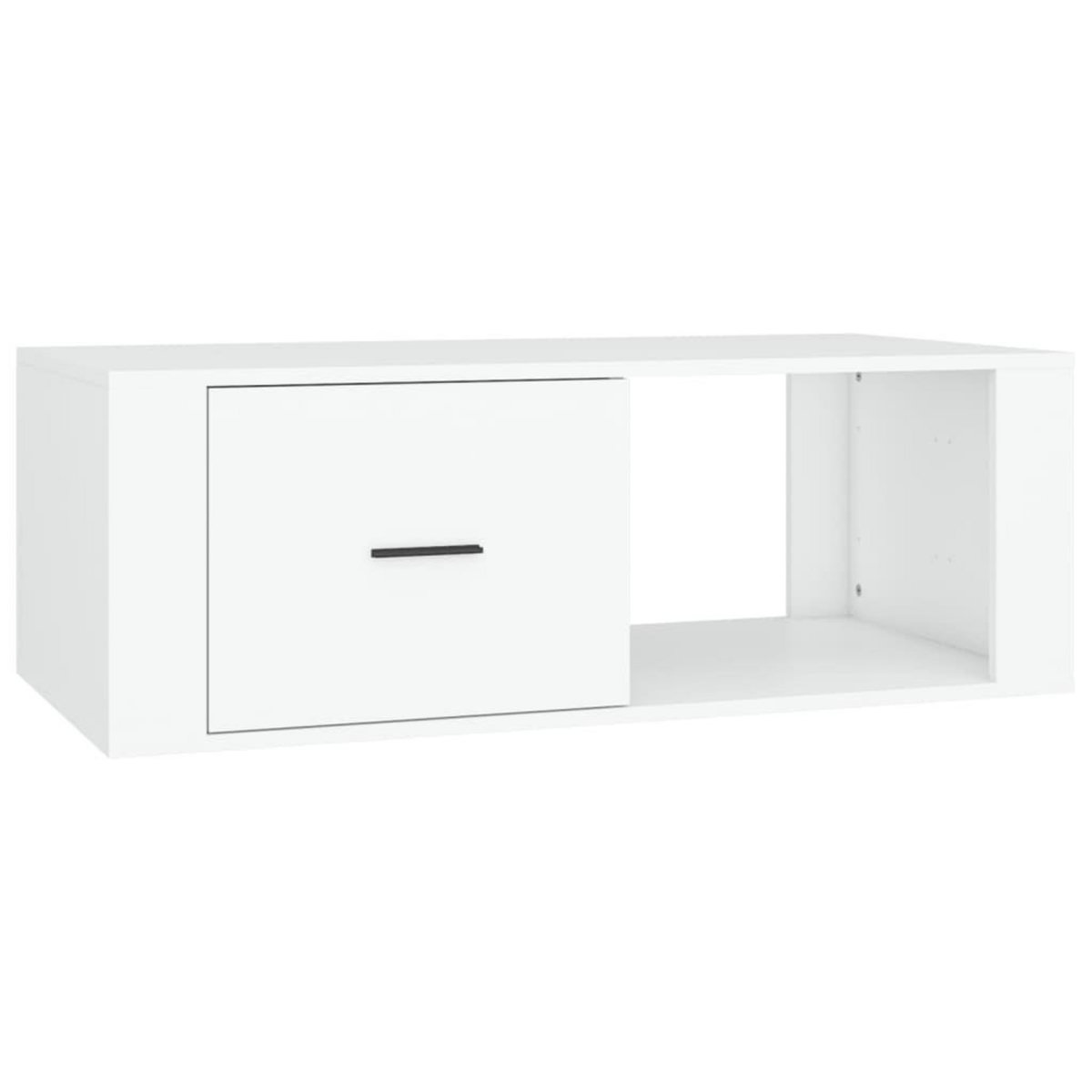 VIDAXL Table basse Blanc 100x50,5x35 cm Bois d'ingenierie