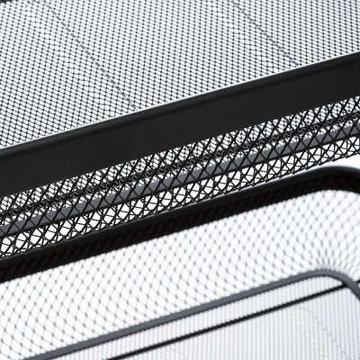 FIVE Resserre rectangulaire sur 4 roues à légumes et bocaux en métal Mayaj - Noir