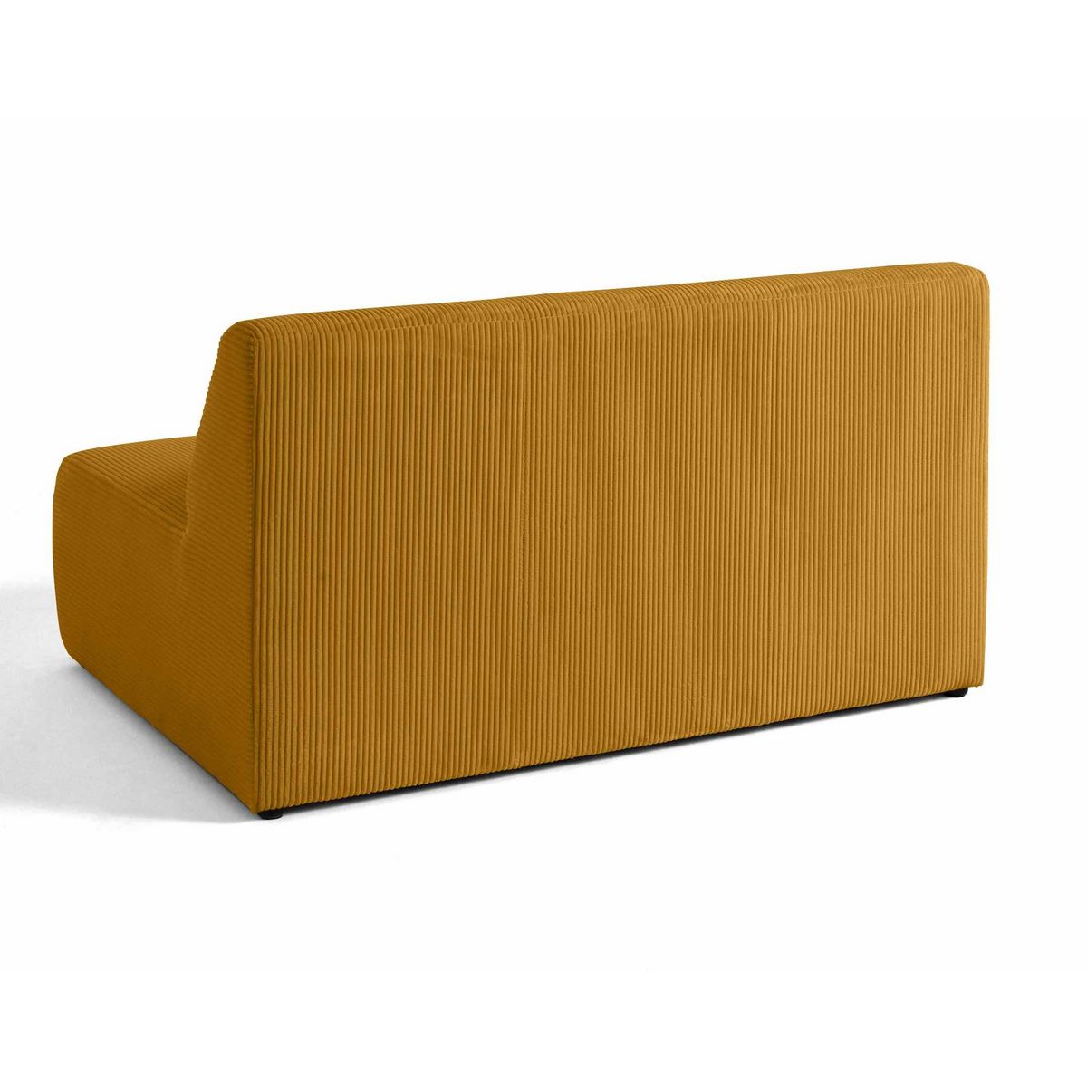 LISA DESIGN Onyx - canapé droit 2 places - en velours côtelé