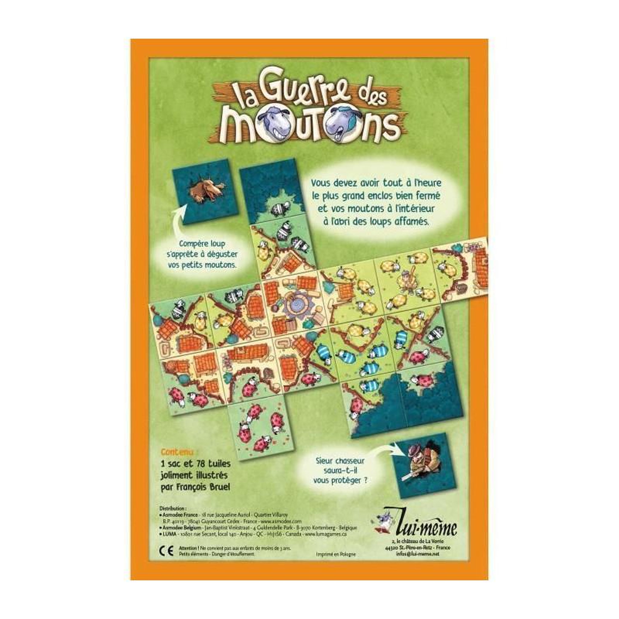 Voir la diapositive 3 : Asmodee Jeu La guerre des moutons