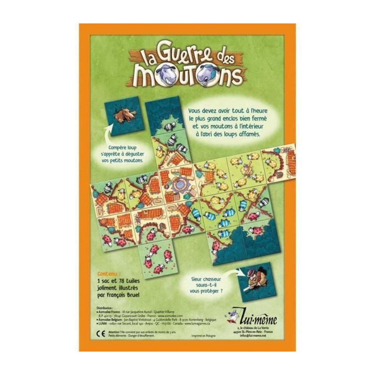 Asmodee Jeu La guerre des moutons