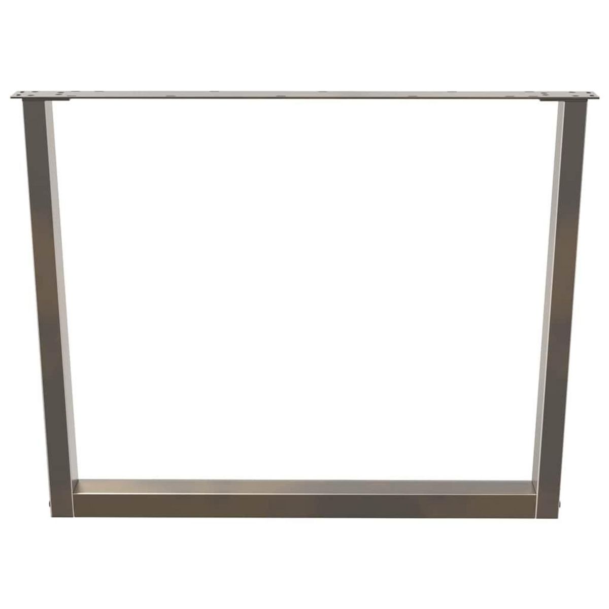 VIDAXL Pieds de table a manger forme de V 2 pcs 100x(72-73,3) cm acier