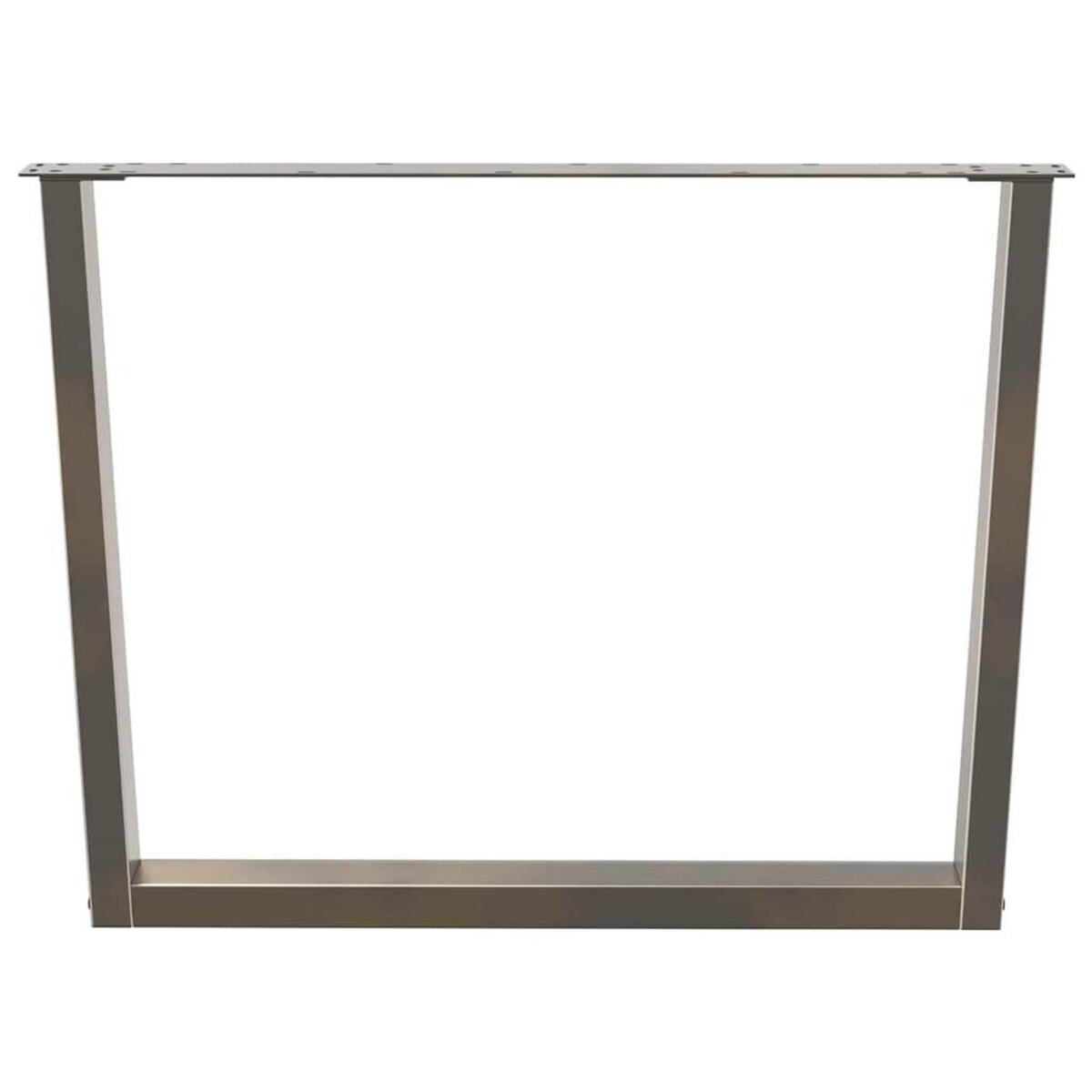 VIDAXL Pieds de table a manger forme de V 2 pcs 100x(72-73,3) cm acier