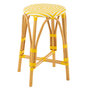 Voir la diapositive 1 : Paris Prix Tabouret de Bar en Rotin  Danial  65cm Jaune