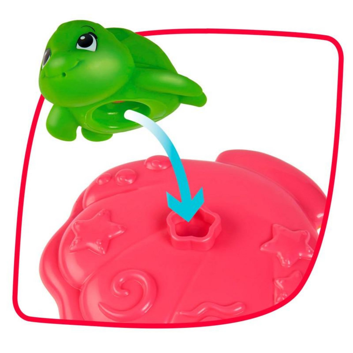 ABC ABC Bath Toy Shell with Sea Animals