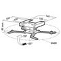 Voir la diapositive 2 : Erard Support plafond pour vidéoprojecteur argent - 2427