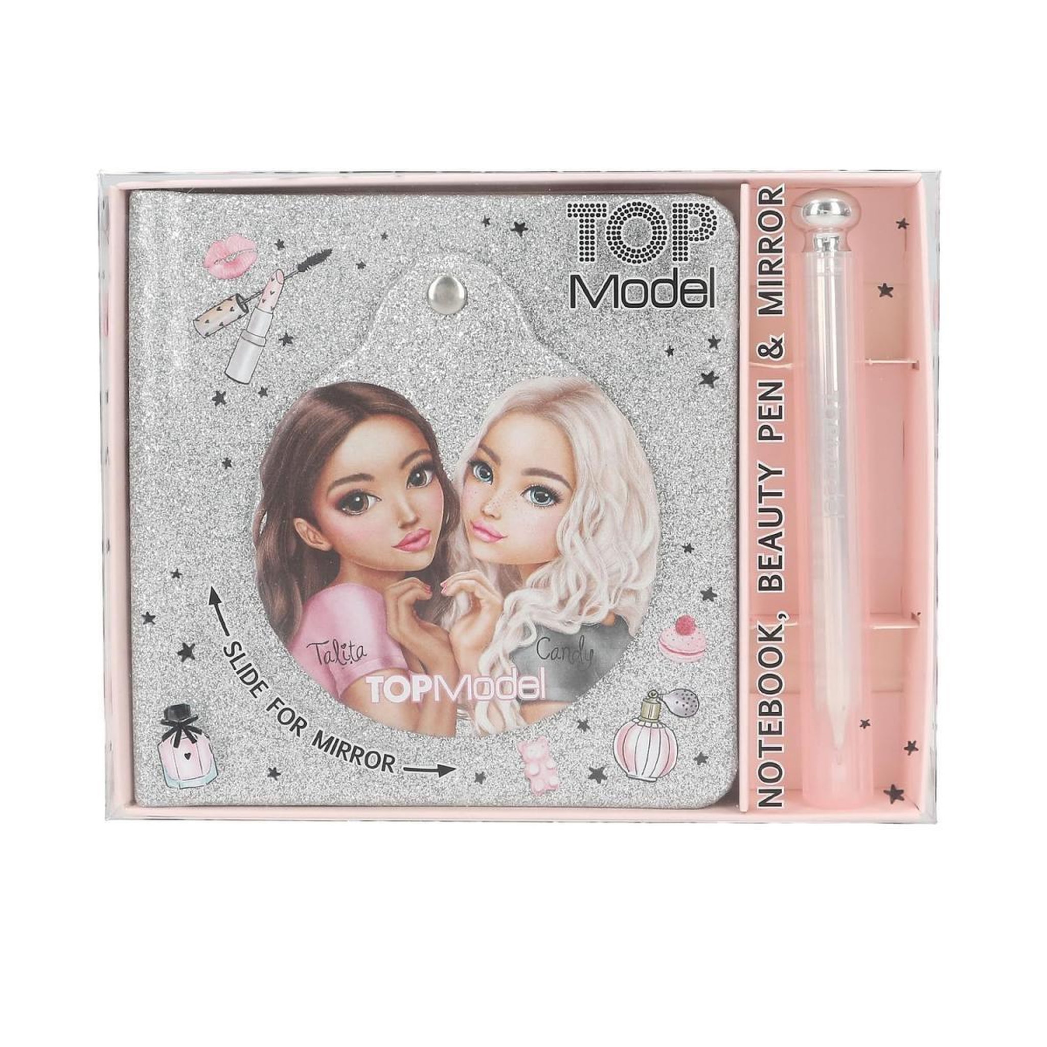 TOP MODEL Topmodel carnet de beauté avec stylo bille