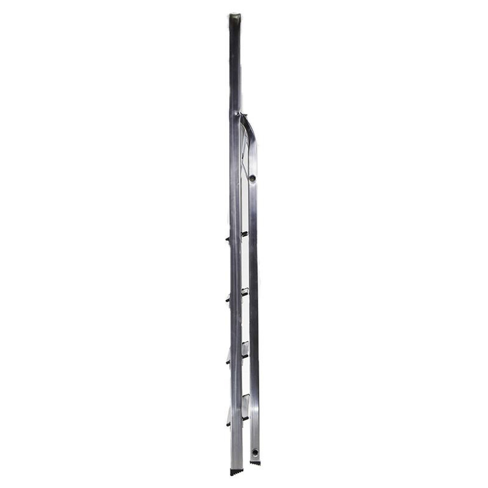 Voir la diapositive 3 : HAILO Escabeau domestique pliable 5 marches Selekta MixAlu