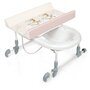 BREVI BAGNOTIME Table à langer adaptable sur baignoire adulte - mon petit ours