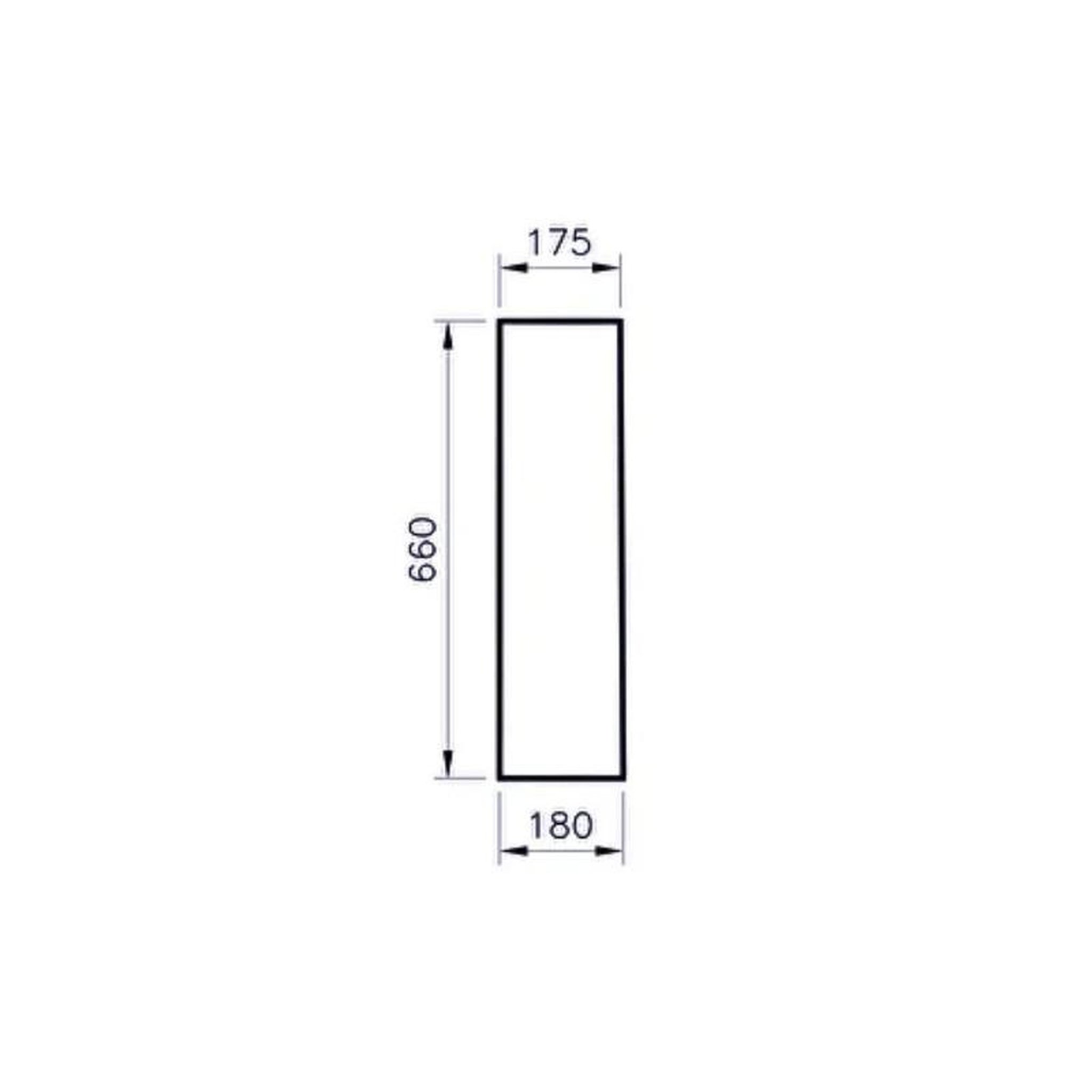 Voir la diapositive 2 : Vitra Colonne blanche INTEGRA 60cm VITRA 6936L003 7035