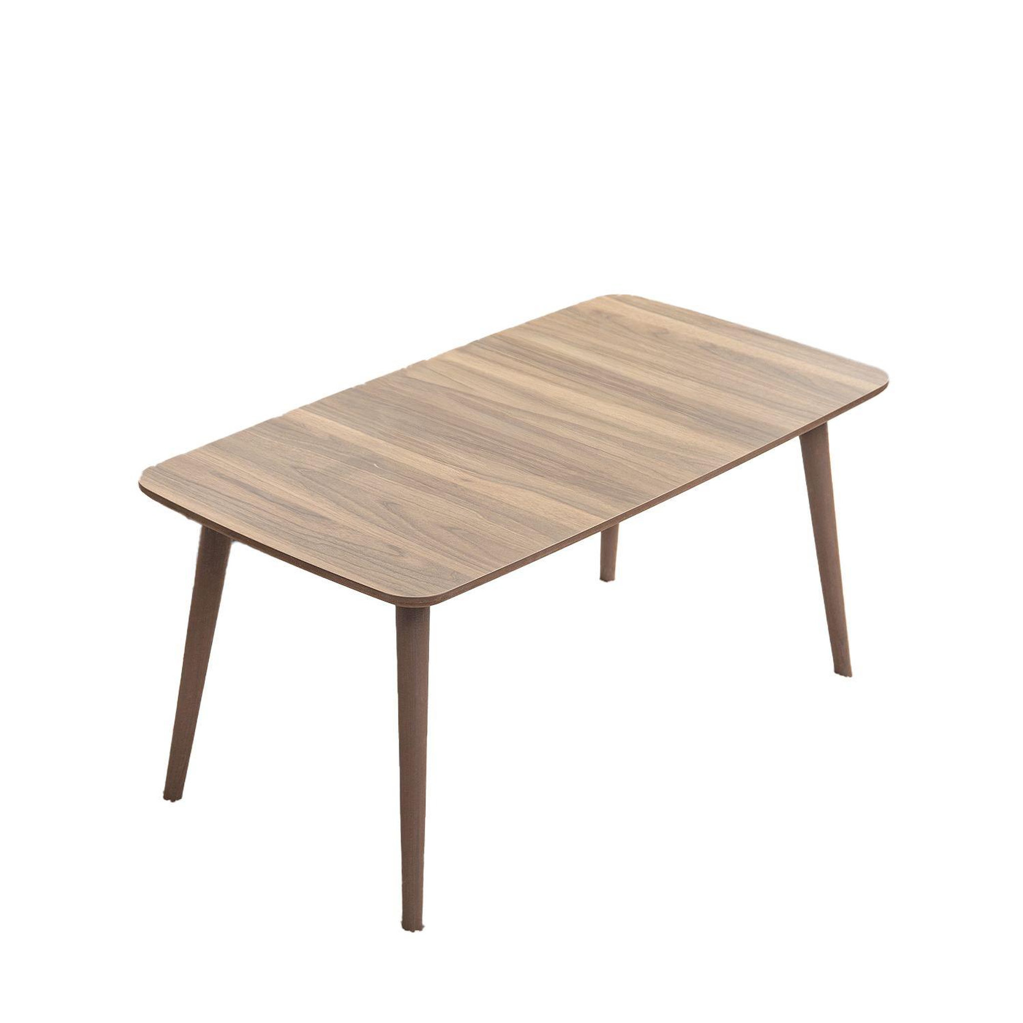Habitat et Jardin Table basse en bois  luci  100 x 53 x 45 cm - noyer