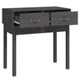 Voir la diapositive 4 : VIDAXL Table console Gris 76,5x40x75 cm Bois massif de pin