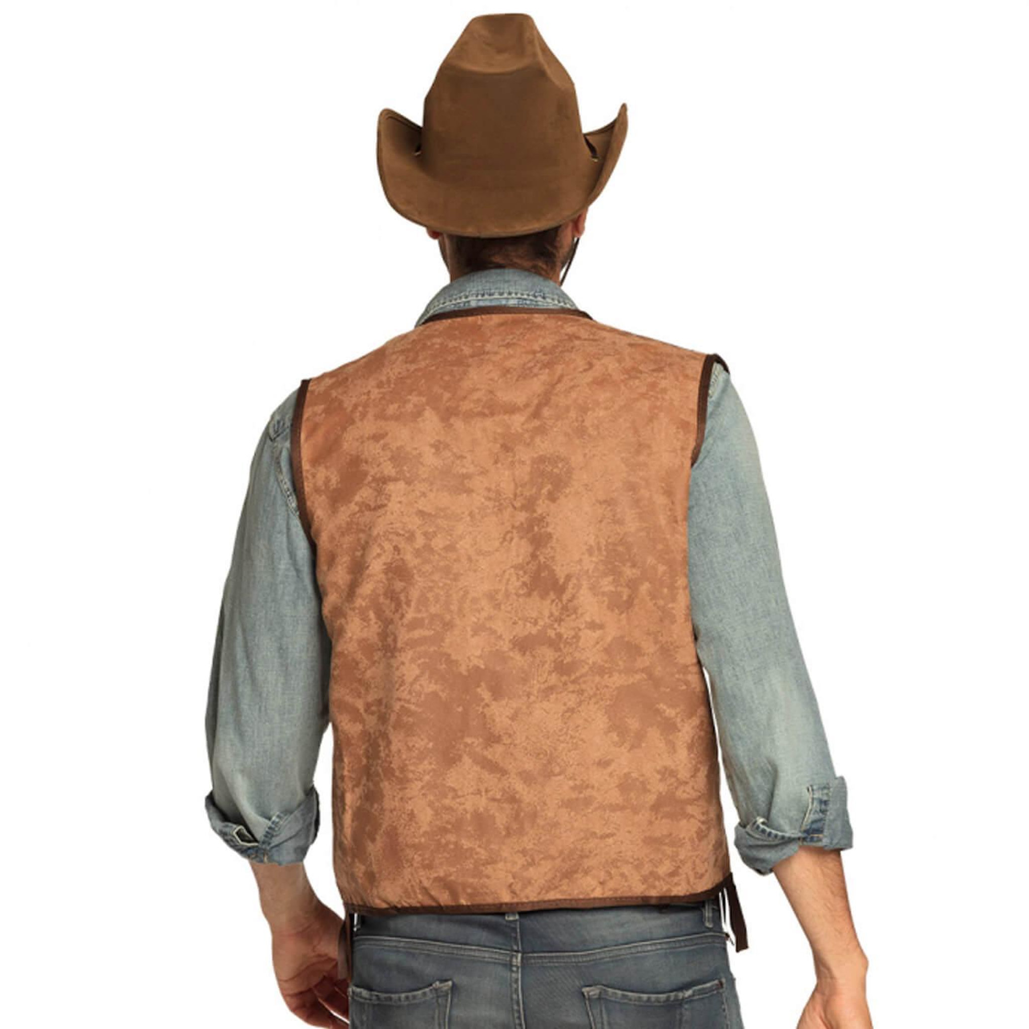 Voir la diapositive 2 : Boland Gilet Western Camel - Adulte - XL