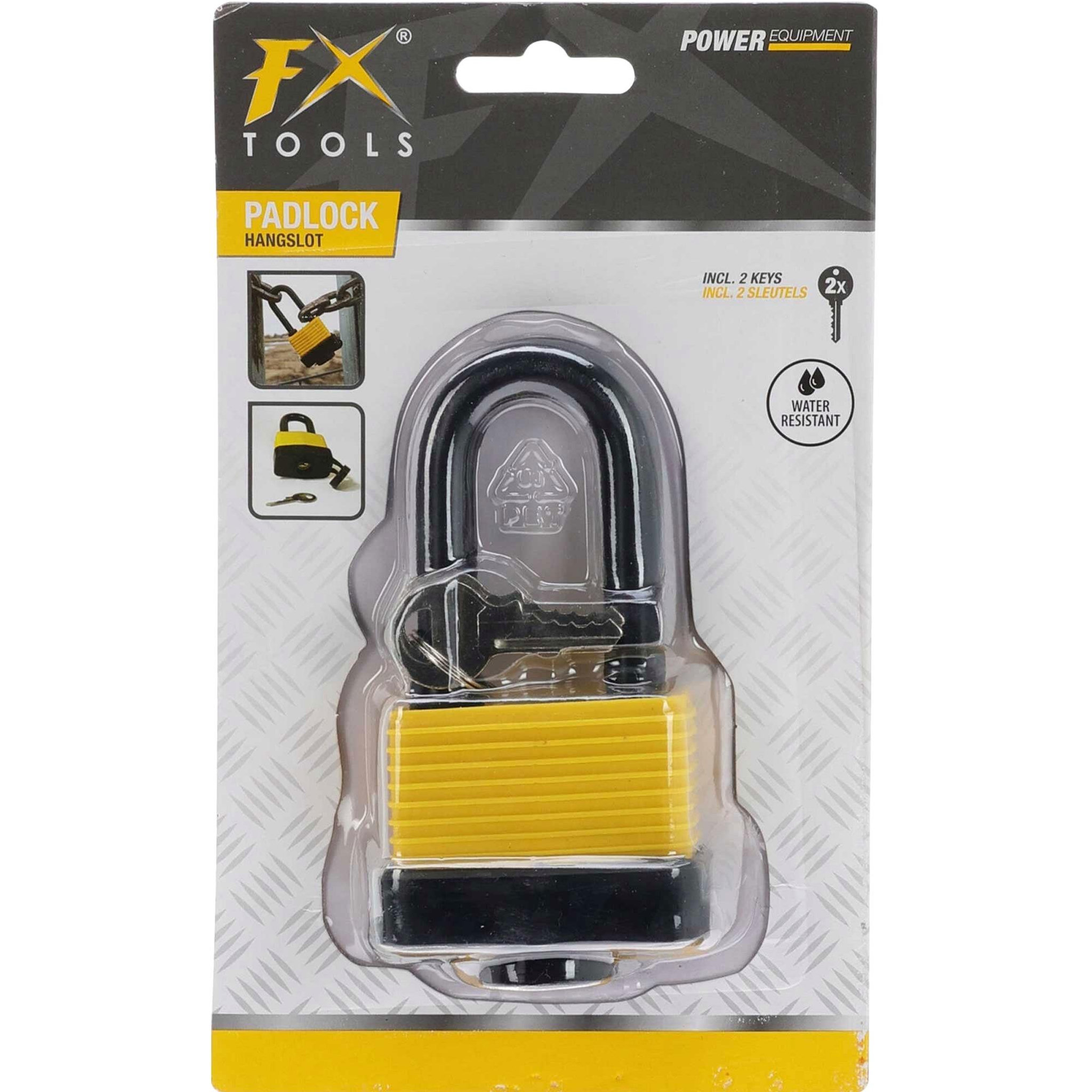 Voir la diapositive 2 : FX TOOLS Cadenas Étanche Grande Taille 120x35x200mm